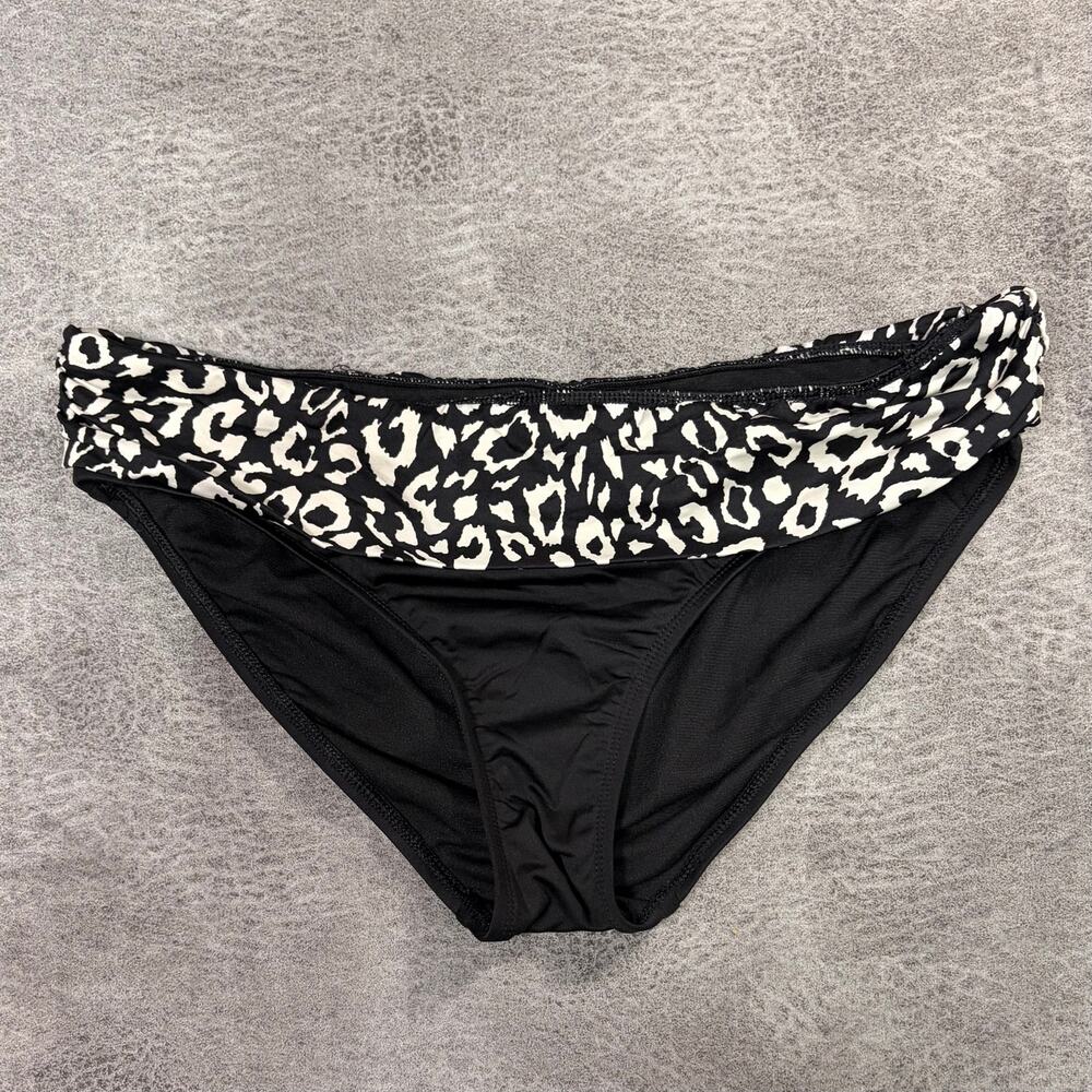 Black Cheetah Print Bikini Bottoms